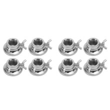 8Pcs Barbell Spin Lock Collars Screw Clamps Anti Slip Spin-Lock Collars for Dumbbell Weight Lifting