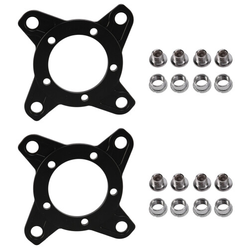 2X EBike Mid Drive Motor 104BCD Chainring Adapter for Bafang BBS01B BBS02B Motor 1
