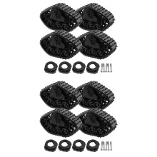 8Pcs Upgrade Track Wheels Spare Parts for 1/16 WPL B14 B24 C14 C24 Truck RC Car Accessories