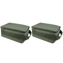 2X Borsa per Mulinello Da Pesca Borsa per Attrezzatura Da Pesca Oxford Borsa per Mulinello Da Pesca Impermeabile