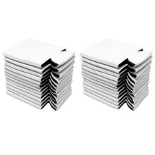 20 Pièces Séries NéoprèNe Bière Peut Refroidisseur Boisson Tasse Bouteille Manchon Isolant Wrap Couverture Nouveau Blanc