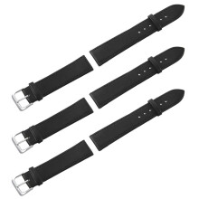3X 20mm PU Leather Color Black Bracelet Watch Bracelet New Fashion
