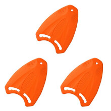 3X Orange Swim Board EVA Back Float Kickboard SäKer TräningshjäLpplatta Surfvatten för Vuxna Barn Simbassängtillbehör