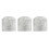 12X Guitar Dome Control Knobs for  Tele Replacement, Silver 1
