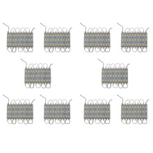 10X 1 X 10pcs 5050 SMD 3 LED Module LED Strip String Light Waterproof  12V Warm White