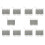 10X 1 X 10pcs 5050 SMD 3 LED Module LED Strip String Light Waterproof  12V Warm White 1