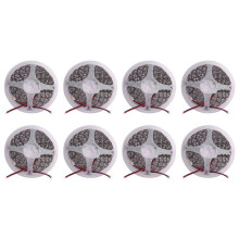 8X 5M 300 Warm White LED 5050 SMD Flexible Light Lamp Strip 12V Home Club