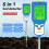 6-in-1 Soil Tester Multi-Function Digital Soil PH Meter Large Screen Digital Display Test Value PH Meter 6