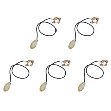 5X Acoustic Guitar Transducer Pre-Wired Amplifier Piezo Jack Pickup Accessory