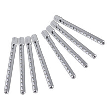 8PCS 102037 Aluminium Argenté RC1: 10 Supports de Poteau en Alliage pour Mise à Niveau de Voiture ModèLe HSP Road Racing