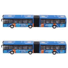 2X Children's Diecast Model Vehicle Shuttle Bus Car Toys Small Baby Pull Back Toys