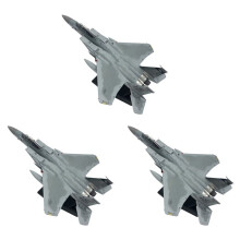 3X 1/100 Scale Diecast Airplanes F15 American Navy Airplanes Model for Collection Gift Home Living Room Decor