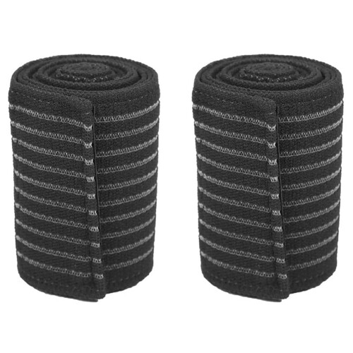 2X Extra Long Elastic Knee Wrap Compression Bandage Brace Support Elastic Knee Compression Bandage Wraps
