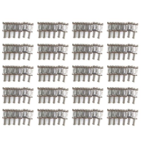120 Roller Bridge Pull String Code Electric Guitar Saddle for STRATOCASTER Telecaster Electric Guitar Accessories Silver