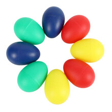 16 St Lekfulla Plastslagverk Musikaliska ägg Maracas Egg Shakers Barnleksaker- 4 Olika Färger