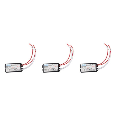 3X 200-250V to 12V Halogen Light Electronic Transformer 50W
