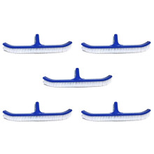 5pièces 18 Pouces Bleu Piscine Brosse PoignéE Brosse Propre Brosse Piscine Mur Brosse Outils de Nettoyage de Nettoyage ÉQuipement de Nettoyage