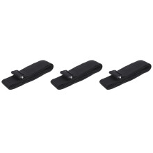 3X Heart Rate Belt Chest Strap for Coospo Polar Wahoo Mount Heart Rate Sensor Monitor Elastic Soft Strap Black