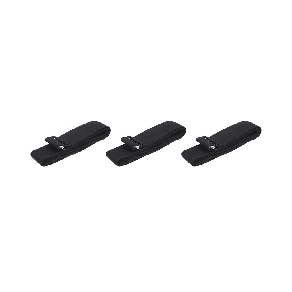 Tlily Black 3X Heart Rate Belt Chest Strap For Coospo Polar Wahoo Mount Heart Rate Sensor Monitor Elastic Soft Strap