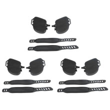 3Pair Exercise Bike Pedal Widened Bicycle Pedal with Pedal Straps for Exercise Bike Stationary Cycle Home