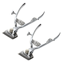 2X Old Fashion Manual Clipper Haircut Hand Push Low Noise Non-Electric Hair Cutter