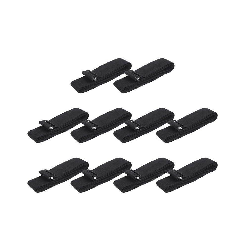 Tlily Black 10X Heart Rate Belt Chest Strap For Coospo Polar Wahoo Mount Heart Rate Sensor Monitor Elastic Soft Strap