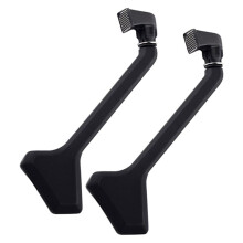 2X RC Car 1:10 Scale Black Rubber Snorkel for Axial SCX10 II 90046 90047 Body Shell Parts