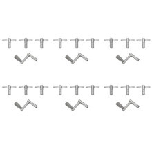 Drum Keys 24 Pack Drum Tuning Key with Continuous Motion Speed Key Percussion Instruments Parts for Drummers