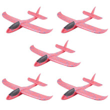 5 Pcs EPP Mousse Main Lancer Avion en Plein Air Lancement Planeur Avion Enfants Cadeau Jouet 34.5 x 32 x 7.8cm
