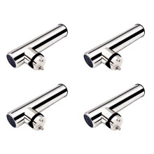4X Marine Hardware Stainless Steel Marine Boat Fishing Rod Holder Rack Support for Rail 19-25mm Boat Boats Parts