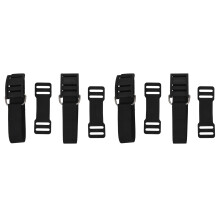 4Pcs Scuba Diving Tank Strap BCD Tank Strap Band Weight Webbing Belt with Buckle Diver Equipment
