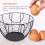 Iron Egg Storage Basket Snack Fruit Basket  Collection Ceramic Hen Ornaments Decoration Kitchen Accessories B 4