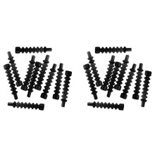 20 Pcs Bike V Brake Dust-Proof Mountain Bicycle V Brake Cable Hose Rubber Boots Protective Hose Sleeve Cover Replacement