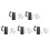 5X EQ-505 Guitar Saddle Pickup 3 Bands EQ Equalizer Left Hand Acoustic Guitar Preamp System Equalizer Piezo 1