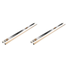 2Pcs Pool Cues,57Inch Cue Sticks Maple Wood Billiard Cue Sticks Cue Stick for Professional Billiard Players,Orange