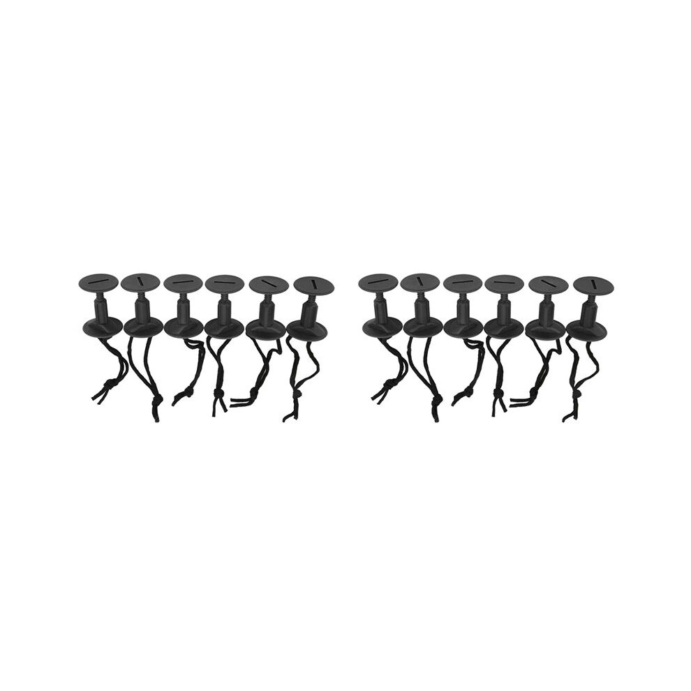 12 Pcs Surfboard Leash Plugs With Cords Strings Water Surfing Accessories Surf Leash Plug Bodyboard Accessory 6031771464696