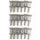 18 Roller Bridge Pull String Code Sella per Chitarra Elettrica per STRATOCASTER Telecaster Accessori Argento 1