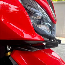 Owiewki Przednie Motocyklowe, Aerodynamiczne, Boczne, Spojlery, Skrzydła, dla  FORZA 350 NSS350 2023 2024, Czarne