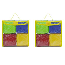 DIY Educational Playing Dice, Pocket Squares,Photo Pocket Foam Stacking Blocks,Pocket Cubes for Teaching - Set of 8