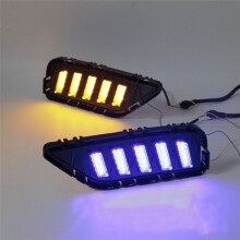 Car Front Bumper LED DRL Daytime Running Lights Turn Signal Lamps for QX60 2022-2025