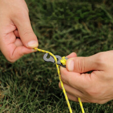20Pcs Adjustable Camping Tent Rope Buckle S Shaped Tensioner Set Outdoor Camping Tent Fixing Accessories