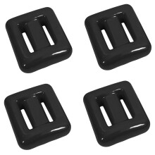 4X Poids de Plongée pour Ceinture de Poids de Plongée Sous-Marine Plombs de Plongée, Poids de Plongée Enduits, Poids de Plomb de Plongée Noir