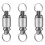 3X Titanium Quick Release Keychain,Detachable Key Ring Pull Apart Keychain,Key Holder Accessory for Bag/Purse/Belt 1