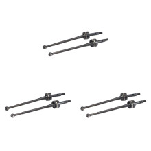 6 Peças 45 Eixo de Acionamento CVD de AçO Endurecido para 144001 124019 LC Racing 1/14 RC Drift Car Upgrade Parts, A
