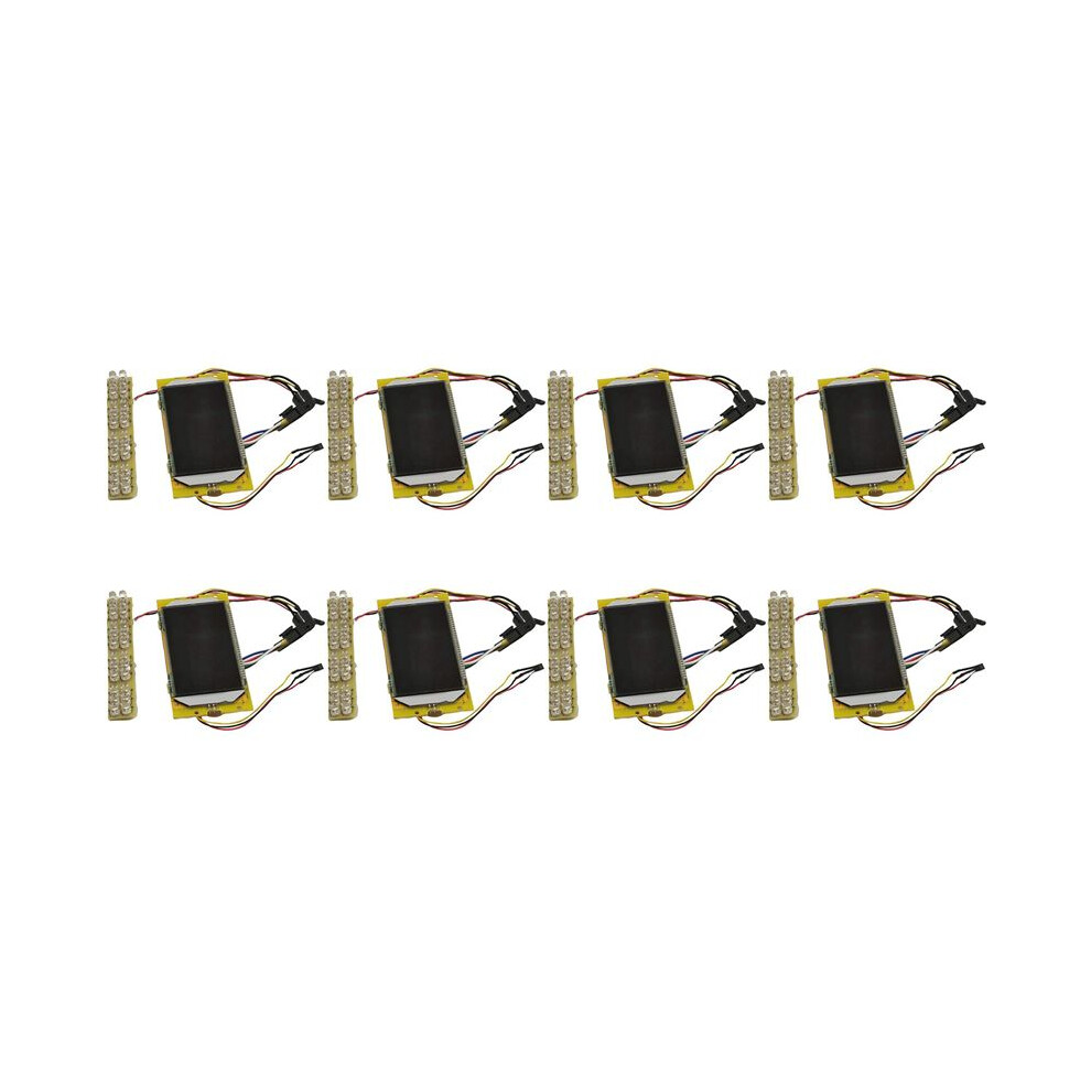 Brecantia 8X 36V Electric Scooter Display Lcd Screen 8 Inches Electric Scooter Replacement Accessories Suitable For S1 S2 S3