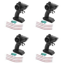 4X 2.4G 4 Channels Wireless RC Transmitter Receiver Radio Remote Controller Transmitter with Receiver Board