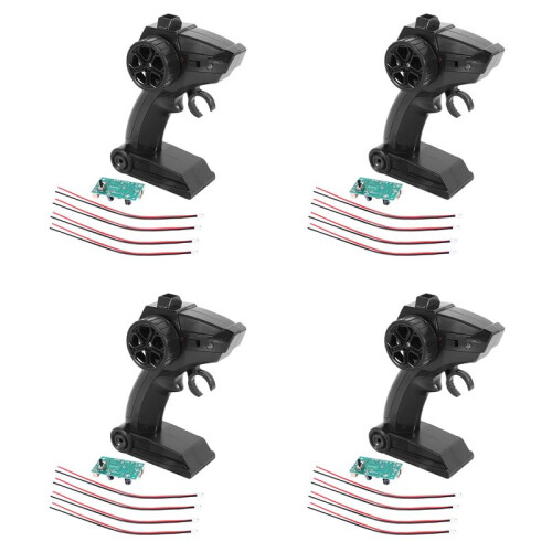 4X 2.4G 4 Channels Wireless RC Transmitter Receiver Radio Remote Controller Transmitter with Receiver Board