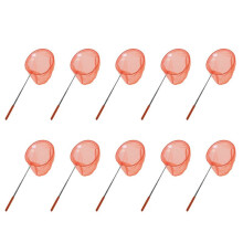 10X Aussen Fang Fang Schmetterlings Netz Netz Tasche Edelstahl Teleskop Netz Werkzeug Aussen Teleskop Tragbare Fang Fang Netz Orange