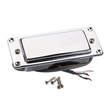 Elektrogitarren Humbucker-Kit – Kompakter Chrom-Doppelschwingspulen-Humbucker für LP-Stil Gitarren
