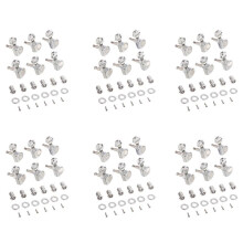 36pcs 6R Guitar Tuning Pegs Tuners Machine Heads for Replacement